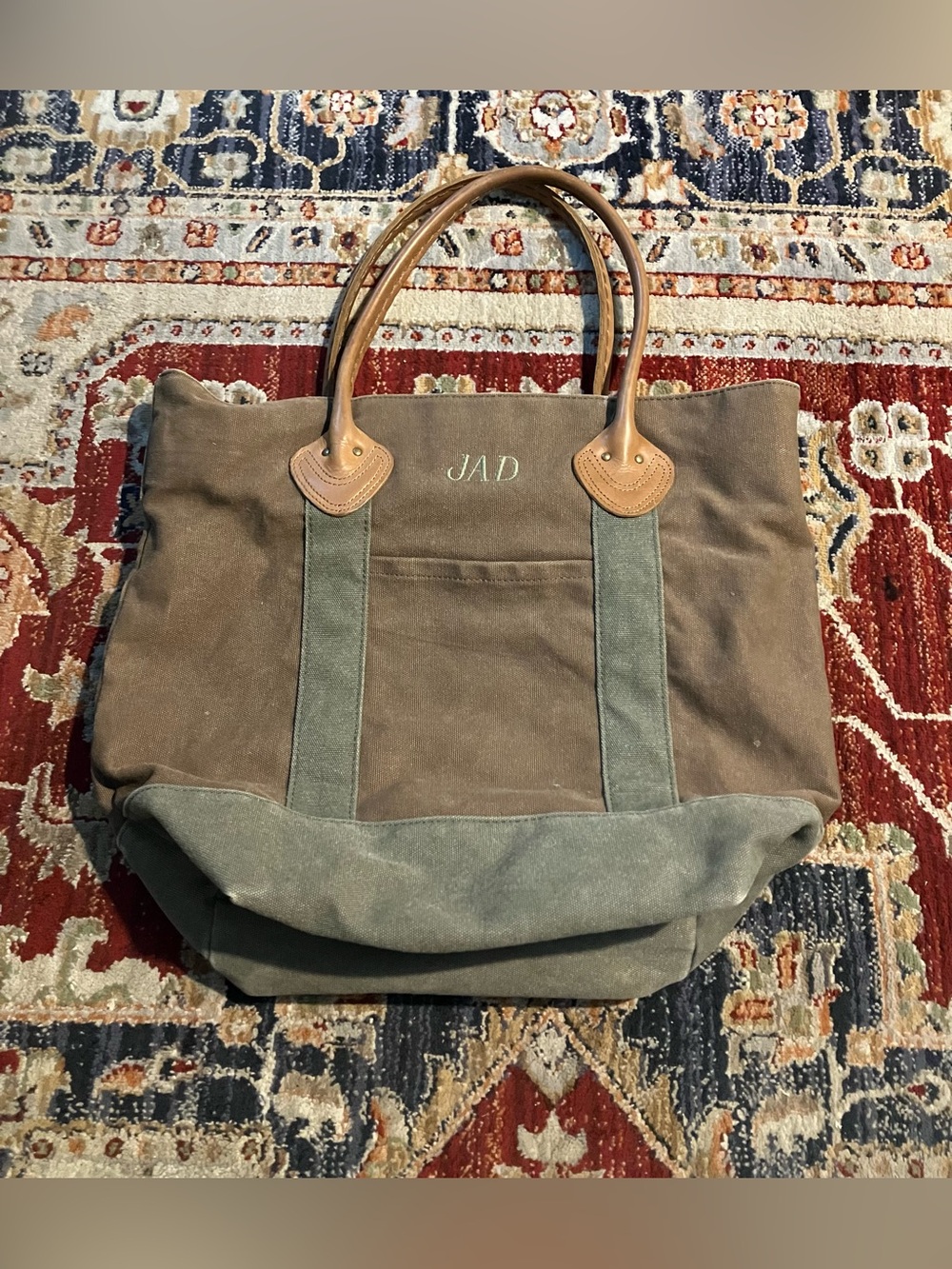 L.L. Bean Vintage Boat & Tote Leather Handles